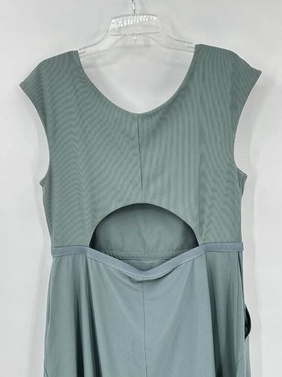 ATHLETA RYDER DRESS midi minimalistic gray XL sleeveless athleisure pockets - Picture 10 of 13